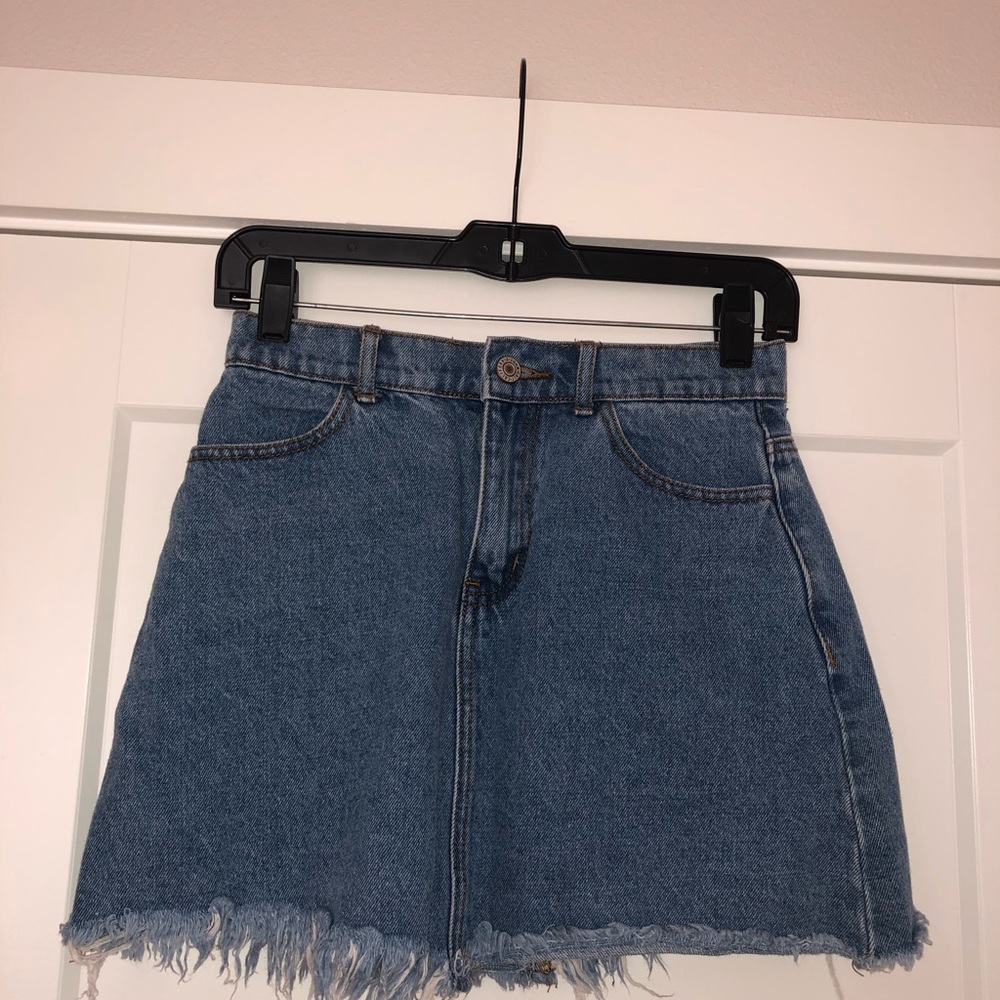 Blue Denim Skirt
